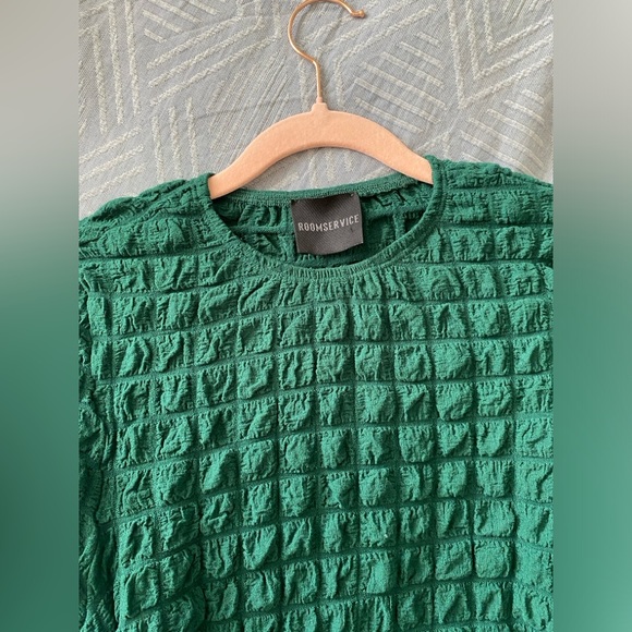 Green backless dress size L ( fits M ) - Picture 6 of 6